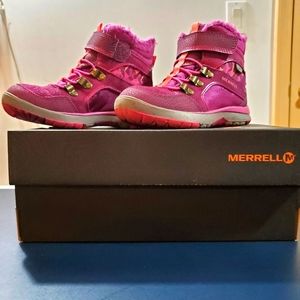 Toddler Girls Merrell Snow boots Size 11